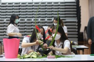 โครงการเรียนรู้วัฒนธรรมการจัดดอกไม้แบบญี่ปุ่น (อิเคะบะนะ) ประจำปีการศึกษา 2564